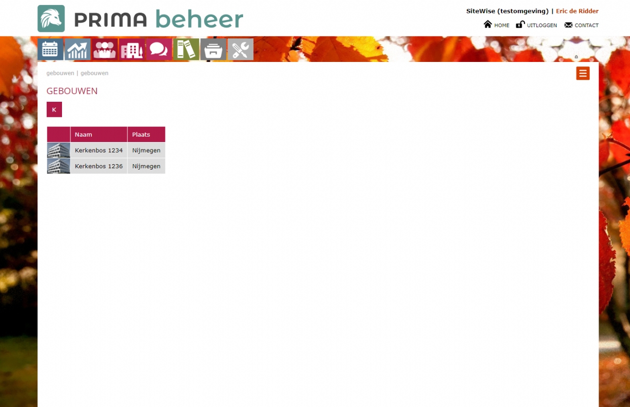 Submodule Gebouwenbeheer PrimaBeheer.